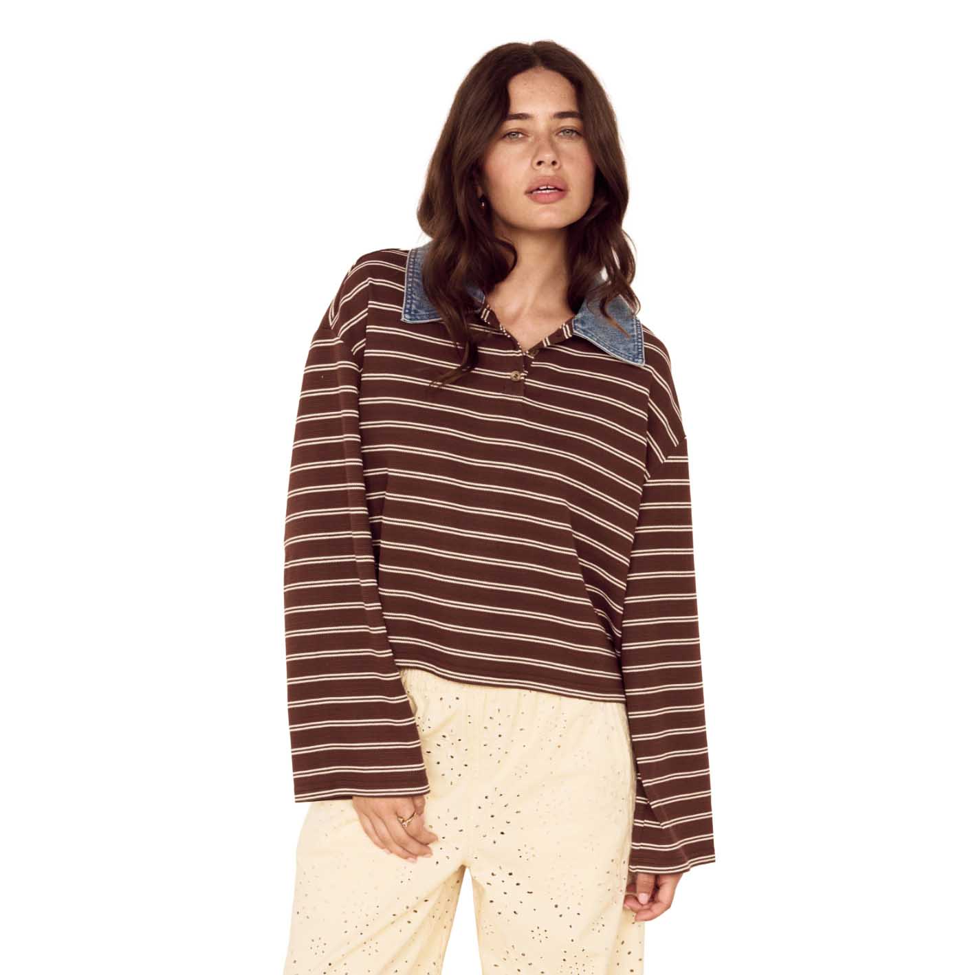 MINKPINK Vesper Polo Top